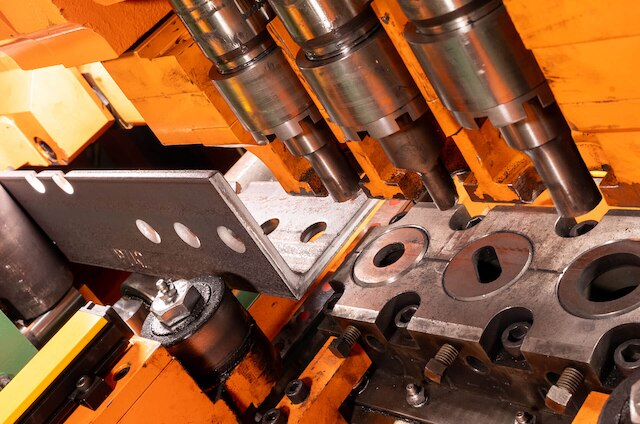 Triple Tool Punch Press