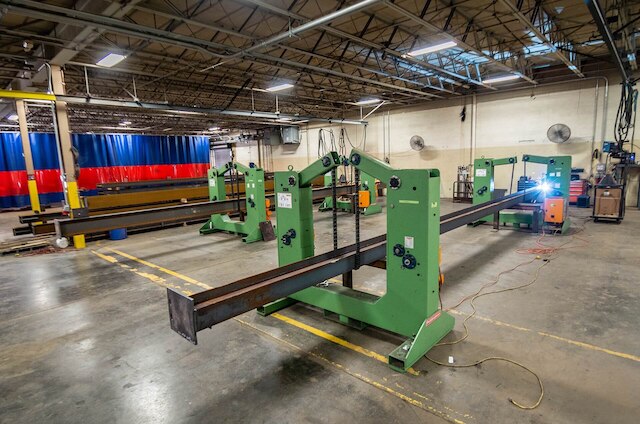 Less Footprint Than Typical Weld Stands Less Footprint Than Typical Weld Stands