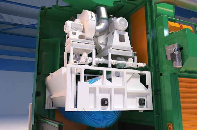 Combined Brush and Blower System Combined Brush and Blower System