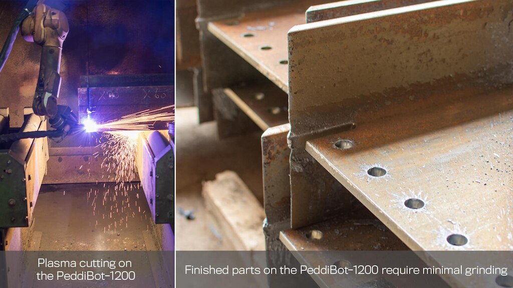 peddibot-1200 plasma cutting